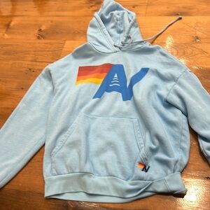 Blue aviator nation hoodie gently used